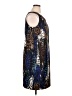 DressBarn Graphic Blue Cocktail Dress Size 14 - photo 4