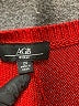 AGB Chevron-herringbone Red Pullover Sweater Size 2X - photo 7