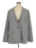 Lane Bryant Houndstooth Gray Blazer Size 28 - photo 1