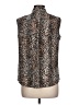 Calvin Klein Animal Print Brown Black Sleeveless Blouse Size L - photo 2