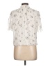 Tamara H. 100% Polyester Ivory Short Sleeve Blouse Size L - photo 2