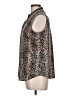 Calvin Klein Animal Print Brown Black Sleeveless Blouse Size L - photo 5