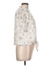 Tamara H. 100% Polyester Ivory Short Sleeve Blouse Size L - photo 4