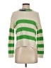 Solid & Striped 100% Cotton Stripes Green Pullover Sweater Size XS - photo 1