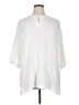 Unbranded 100% Rayon Ivory 3/4 Sleeve Blouse Size XL - photo 1