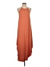 Double Zero Solid Orange Casual Dress Size S - photo 1