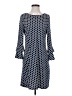 Tacera Polka Dots Blue Casual Dress Size S - photo 1
