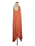 Double Zero Solid Orange Casual Dress Size S - photo 4