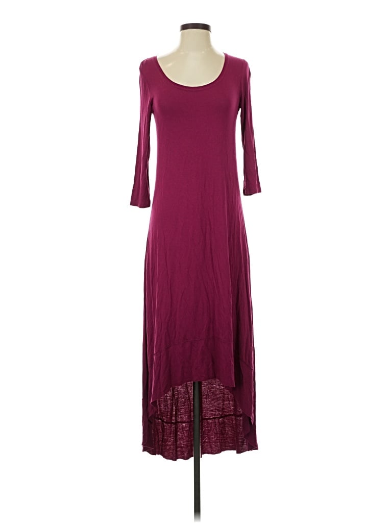 Pre-owned Kensie Casual Dress In Burgundy