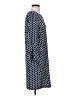 Tacera Polka Dots Blue Casual Dress Size S - photo 4