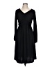 Assorted Brands Solid Black Casual Dress Size L - photo 1
