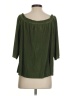 JOA 100% Polyester Green 3/4 Sleeve Blouse Size XS - photo 2