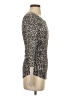 Splendid Animal Print Tan Long Sleeve Henley Size XS - photo 4