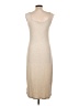 Universal Thread Solid Tan Casual Dress Size L - photo 2