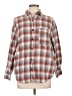 Wild Fable Plaid Brown Long Sleeve Button-Down Shirt Size M - photo 1