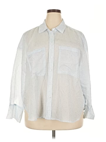 Modern Works 3/4 Sleeve Button-Down Shirt (view 1)