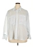 Modern Works Silver 3/4 Sleeve Button-Down Shirt Size 2X - photo 1