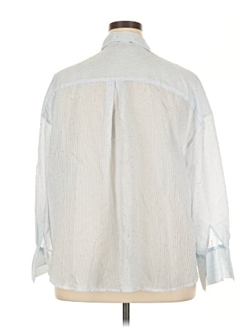 Modern Works 3/4 Sleeve Button-Down Shirt (view 2)