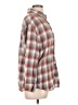 Wild Fable Plaid Brown Long Sleeve Button-Down Shirt Size M - photo 4