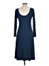ModCloth Solid Blue Casual Dress Size L - photo 2