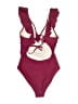 Unbranded Burgundy One Piece Swimsuit Size S (estimated) - photo 2