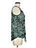 Bellatrix 100% Polyester Teal Sleeveless Blouse Size M - photo 4