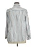 Terra & Sky 100% Viscose Stripes Blue Long Sleeve Button-Down Shirt Size 0X - photo 2