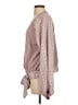 Umgee 100% Cotton Pink Long Sleeve Blouse Size S - photo 5