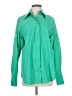 Cos 100% Cotton Green Long Sleeve Blouse Size 2 - photo 1