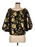 Flying Tomato 100% Polyester Gold 3/4 Sleeve Blouse Size M - photo 1