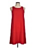 Cremieux Solid Red Casual Dress Size M - photo 1