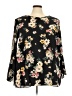 Vince Camuto 100% Polyester Floral Black 3/4 Sleeve Blouse Size 3X - photo 1
