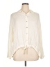 Black Label by Chico's Ivory Long Sleeve Blouse Size XL (3) - photo 1
