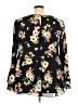 Vince Camuto 100% Polyester Floral Black 3/4 Sleeve Blouse Size 3X - photo 2