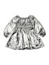 Gap 100% Polyester Metallic Silver Dress Size 4T - photo 2