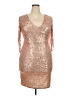 Assorted Brands 100% Polyester Gold Cocktail Dress Size XXL - photo 1