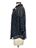 NY Collection 100% Polyester Polka Dots Blue 3/4 Sleeve Blouse Size S - photo 5