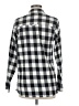 Hurley Checkered-gingham Gray Long Sleeve Button-Down Shirt Size M - photo 2
