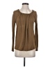 Boden Brown Long Sleeve Blouse Size 4 - photo 1