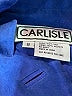 Carlisle 100% Silk Blue Jacket Size 8 - photo 6