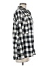 Hurley Checkered-gingham Gray Long Sleeve Button-Down Shirt Size M - photo 4