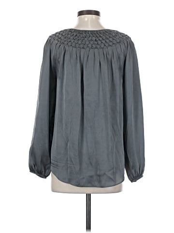 Sundance Long Sleeve Silk Top (view 2)