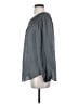 Sundance 100% Silk Gray Long Sleeve Silk Top Size S - photo 5