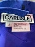 Carlisle 100% Silk Solid Blue Silk Skirt Size 12 - photo 3