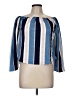 rue21 100% Polyester Blue 3/4 Sleeve Blouse Size M - photo 1