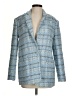 VICI x Emily Travis 100% Polyester Tweed Blue Blazer Size S - photo 1