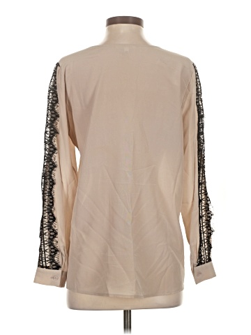 Hayden Long Sleeve Silk Top (view 2)