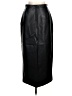 Pixie Market 100% Polyurethane Black Faux Leather Skirt Size M - photo 1