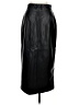 Pixie Market 100% Polyurethane Black Faux Leather Skirt Size M - photo 2