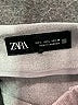 Zara Chevron-herringbone Gray Dress Pants Size L - photo 3